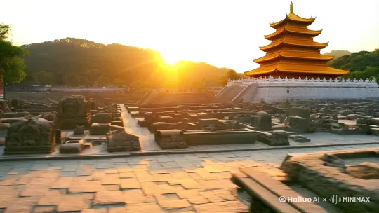 成都，一座充满魅力的“天府之国”都城，古往今来散发着独特韵味。
 
历史的长河为它镀上厚重底色，金沙遗址诉说着古蜀文明的神秘，武侯祠承载着三国风云的忠义豪情，宽窄巷子的青石板路，串联起清朝旗人的往昔岁月，每一寸土地都印刻着历史的辙痕。
 
美食，更是成都的一张耀眼名片。热辣鲜香的火锅，红汤翻滚，毛肚、鸭肠七上八下涮过后，裹满蘸料入口，瞬间点燃味蕾；串串香竹签串起百般食材，在秘制汤锅里一涮，边走边吃，惬意非常；还有软糯香甜的糖油果子，外酥里嫩，咬一口，甜蜜满溢。
 
城市的烟火气也在茶馆里氤氲升腾，人民公园里，老人们坐在竹椅上，面前一杯盖碗茶，茶香袅袅，或谈天说地，或摆起龙门阵，时光在这里悠然流淌。
 
而时尚潮流也从未在这座城市缺席，太古里潮流街区，时尚达人穿梭其中，国际大牌与本土潮牌争奇斗艳，炫酷的街头艺术、创意十足的快闪活动，彰显着成都的现代活力。
 
夜幕降临，九眼桥酒吧灯火辉煌，民谣歌声与欢声笑语交织，给成都的夜添一抹浪漫色彩。成都，既有历史沉淀的静美，又有现代生活的热烈，无论何时到访，它总能给人一场难忘的美好之旅。 by Hailuo AI Video Generator