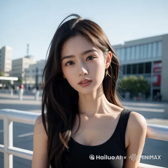 转头微笑并且眨眼，镜头拉远 by Hailuo AI Video Generator