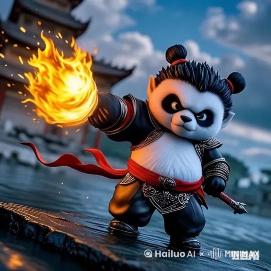 向前行走，镜头低速环绕人物 by Hailuo AI Video Generator