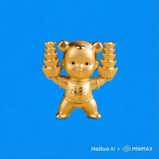 福娃送财 by Hailuo AI Video Generator