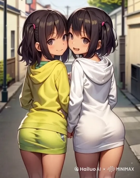 两人对视，亲吻，动作自然符合逻辑 by Hailuo AI Video Generator