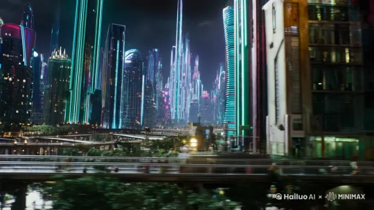 科幻赛博风格的城市
[左移,上升][左移,跟随][下降,上摇] by Hailuo AI Video Generator