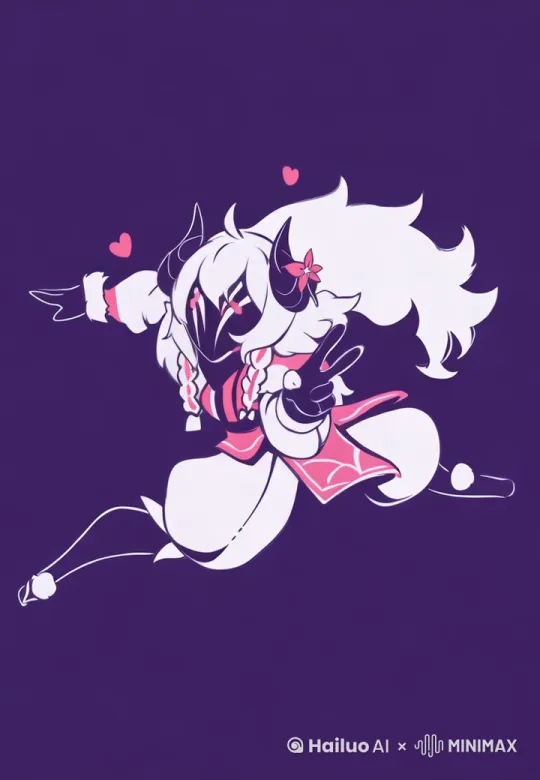 Animated Wallpaper effect,virtual youtuber,Added blink animation,light animation,Static Art into Dynamic 2D illustrations. by Hailuo AI Video Generator