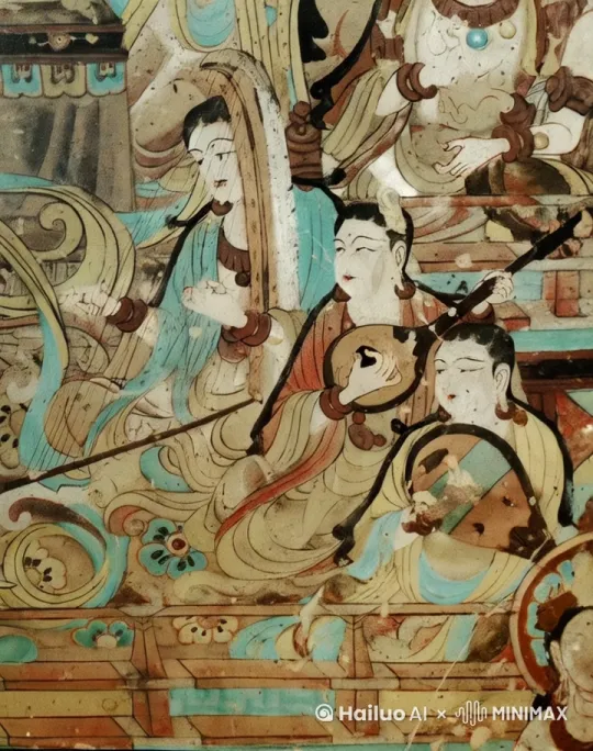 图片里面的人物动起来弹奏音乐 by Hailuo AI Video Generator