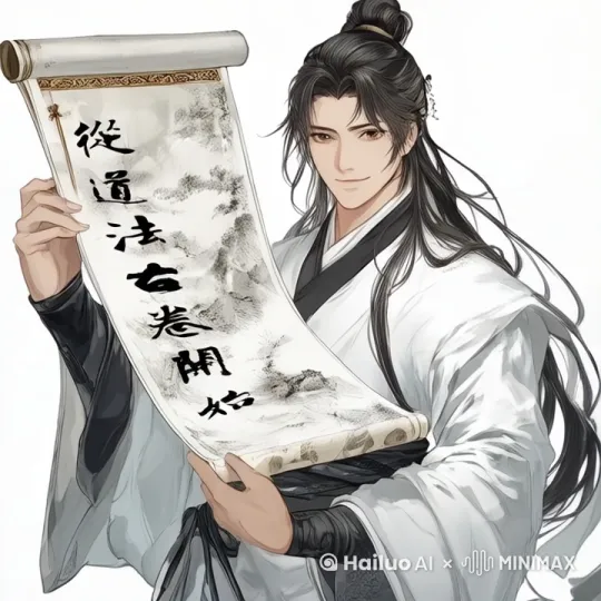 画面中的所有人缓缓摆动身体，随后齐刷刷地拿出吉他开始演奏。 by Hailuo AI Video Generator