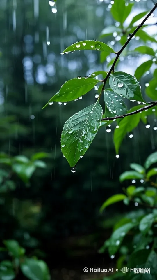 惊蛰节气 万物复苏 细雨绵绵 by Hailuo AI Video Generator