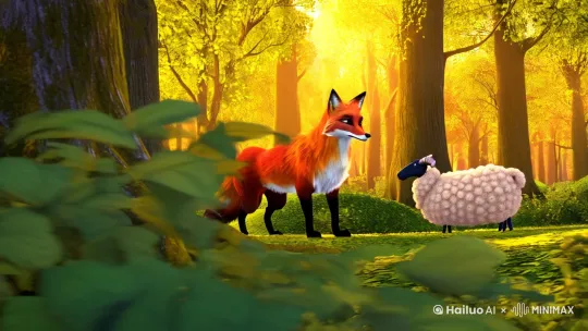 animal snake sheep fox whale bear mice 编成故事 by Hailuo AI Video Generator