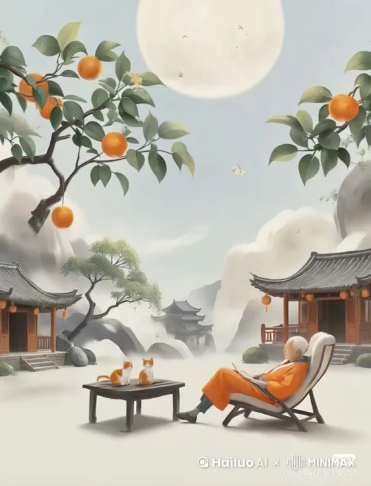 小猫和老人互动 by Hailuo AI Video Generator