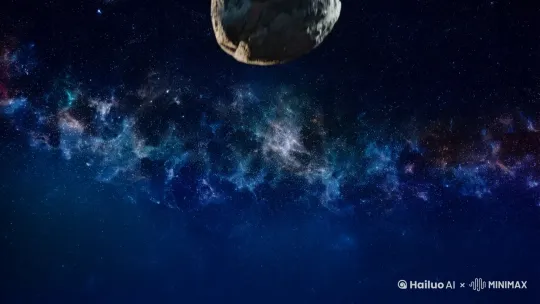 打造一个电影级别的小行星撞击场面。 by Hailuo AI Video Generator