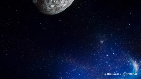 打造一个电影级别的小行星撞击场面。 by Hailuo AI Video Generator