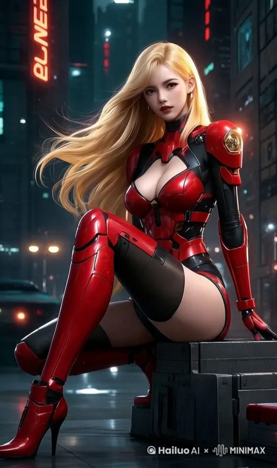 美女头发飘动 by Hailuo AI Video Generator
