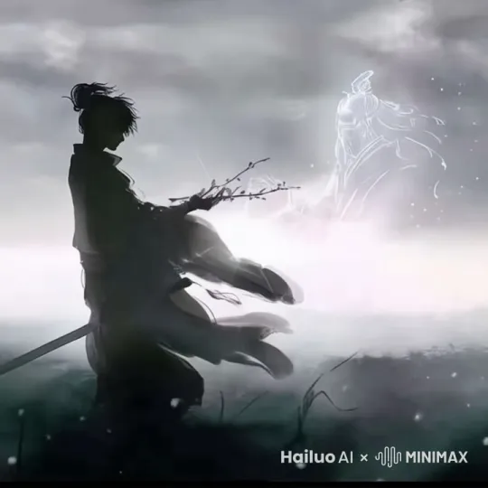 一个剑仙从天而来，斩杀一个妖孽 by Hailuo AI Video Generator