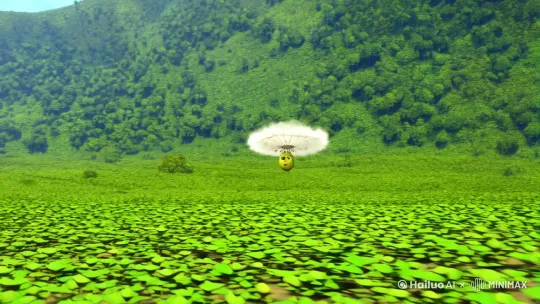 小种子的奇妙之旅
在一片美丽的大森林边上,有一片肥沃的土地,那里住着许多小种子。其中,有一颗小小的蒲公英种子,它叫绒绒。绒绒和其他种子不一样,它总是渴望着去看看外面的世界。
有一天,温柔的风姑娘路过这片土地。她轻轻地抚摸着每一颗种子,和它们说着悄悄话。绒绒兴奋地对风姑娘说:“风姑娘,风姑娘,我想去远方,看看外面的世界,你能带我去吗?”风姑娘微笑着点点头,鼓起腮帮子,轻轻一吹,绒绒就带着它那像降落伞一样的绒毛,晃晃悠悠地飞了起来。
绒绒在空中快乐地旋转着,它看到了茂密的森林,看到了清澈的河流,还看到了在天空中自由翱翔的鸟儿。飞着飞着,绒绒来到了一座高山上。这里的风景和它的家乡完全不一样,到处都是陡峭的岩石和茂密的灌木丛。绒绒有些害怕,它不知道自己该怎么办。
就在这时,一只小松鼠从灌木丛中钻了出来。小松鼠看到了绒绒,好奇地问:“你是谁呀?怎么会在这里?”绒绒把自己的经历告诉了小松鼠。小松鼠听了,笑着说:“别害怕,我可以带你四处看看。”于是,小松鼠带着绒绒在山上转了起来。绒绒看到了五颜六色的野花,听到了山泉水叮叮咚咚的声音,还认识了许多新朋友,有勤劳的小蜜蜂,有聪明的小猴子。
可是,没过多久,一场突如其来的暴风雨来临了。狂风呼啸,大雨倾盆而下,绒绒被吹得东倒西歪。小松鼠连忙把绒绒藏在一个山洞里,安慰它说:“别担心,等暴风雨过去了,你就可以继续你的旅程了。”
终于,暴风雨停了。绒绒和小松鼠告别后,又踏上了新的旅程。它飞呀飞,飞到了一片沙漠里。沙漠里又热又干,没有一丝生机。绒绒觉得自己快要渴死了,它开始想念自己的家乡,想念那片肥沃的土地。
就在绒绒感到绝望的时候,它看到了一株仙人掌。仙人掌看到了奄奄一息的绒绒,对它说:“孩子,别放弃,我可以帮助你。”仙人掌用自己的身体为绒绒遮挡阳光,还把自己储存的一点点水分分给了绒绒。在仙人掌的帮助下,绒绒恢复了一些力气。
休息了几天后,绒绒再次起飞。它飞了很久很久,终于看到了一片绿色的田野。绒绒高兴极了,它缓缓地降落在田野里,钻进了温暖的泥土中。
第二年春天,绒绒长成了一株美丽的蒲公英。它的头顶上长满了像降落伞一样的绒毛,在微风中轻轻摇曳。绒绒看着周围的一切,心里充满了幸福。它知道,自己的奇妙之旅虽然充满了艰辛,但也让它学到了很多东西。现在,它要把自己的种子撒向四面八方,让更多的小种子去开启属于它们自己的奇妙之旅。 by Hailuo AI Video Generator