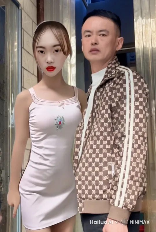 情侣紧紧拥抱接吻，相互抚摸，高清，真实 by Hailuo AI Video Generator