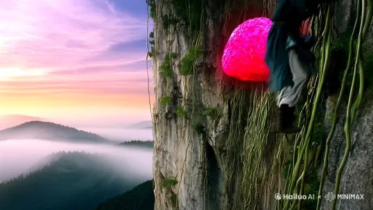 ## 《狐仙赐福》
山间的雾气还未散尽,李青背着药篓,小心翼翼地攀着崖壁上的藤蔓。母亲已经病了半月有余,郎中说需要千年灵芝入药,可这灵芝生长在悬崖峭壁之上,寻常人根本采不到。
忽然,一抹红光映入眼帘。李青定睛一看,在离地十余丈的崖壁上,一株通体赤红的灵芝正在晨光中熠熠生辉。他心头一喜,正要伸手去摘,却听见一声凄厉的狐鸣。
低头望去,一只白狐正被猎人的陷阱夹住后腿,鲜血染红了雪白的皮毛。李青犹豫片刻,终究还是顺着藤蔓滑了下来。他从药篓里取出祖传的金疮药,小心翼翼地敷在白狐伤口上。
"小狐狸,忍着点。"李青轻声安慰,白狐却突然抬起头,一双琥珀色的眼睛直直地望着他。那眼神清澈明亮,竟不似寻常野兽。
待包扎完毕,白狐忽然口吐人言:"公子善心,小狐无以为报。"话音未落,白狐周身泛起莹莹白光,化作一位白衣胜雪的仙子。她素手轻扬,一颗晶莹剔透的丹药便出现在掌心。
"此乃九转还魂丹,可治百病。只是切记,莫要贪多,一颗足矣。"仙子说完,身形渐渐淡去,只余一缕幽香萦绕。
李青捧着丹药,心中又惊又喜。他匆匆赶回家中,将丹药化入水中,喂母亲服下。不出三日,母亲便痊愈如初。剩下的丹药,李青分给了村中其他病人,一时间,整个村子都传颂着他的善举。
这日夜里,李青梦见那位白衣仙子。仙子告诉他,因他广施善行,已得仙缘,可随她入山修行。翌日清晨,李青收拾行装,在村民们的目送下,踏上了寻仙之路。
山间云雾缭绕,李青循着梦中仙子指引的方向,来到一处幽深的山谷。谷中奇花异草遍地,溪水潺潺,恍若人间仙境。白衣仙子早已在此等候,她手持拂尘,眉目如画。
"你可知为何选你入山?"仙子问道。
李青摇头:"小生愚钝,还请仙子明示。"
"世间万物,皆有因果。你为救母舍灵芝,为救狐舍性命,为济世舍仙丹,此等善心,正是修仙之本。"仙子轻挥拂尘,一道金光没入李青眉心,"今日起,你便是我座下弟子。"
自此,李青在山中修行,日习道法,夜观星象。春去秋来,转眼三年过去。这日,仙子将李青唤至跟前:"你已得道法真传,今日便可下山济世。"
李青拜别师尊,重返人间。他悬壶济世,治病救人,名声远播。一日,他路过当年采药的山崖,忽见一道金光冲天而起。循光而去,竟在崖壁上发现一株万年灵芝。
想起师尊教诲,李青并未采摘,而是设下结界,护佑灵芝生长。当夜,白衣仙子入梦而来:"善哉!你已参透'不贪'真谛,今日便赐你仙籍。"
翌日清晨,村民们发现李青的草庐中空无一人,只余一缕清香。有人说看见一道金光直上九霄,有人说听见仙乐阵阵。从此,山中多了一位悬壶济世的仙人,每逢灾年,必有仙丹降世,救民于水火。
千年之后,那座山崖上依然生长着一株赤红灵芝,每到月圆之夜,便会有白狐在崖下徘徊。老人们说,那是狐仙在守护着人间的善念。 by Hailuo AI Video Generator