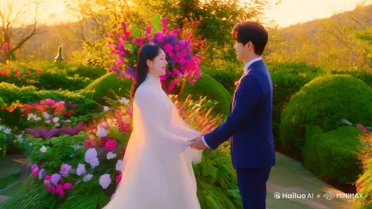 电影《你的婚礼》结局周潇齐和尤咏慈最后结婚 by Hailuo AI Video Generator