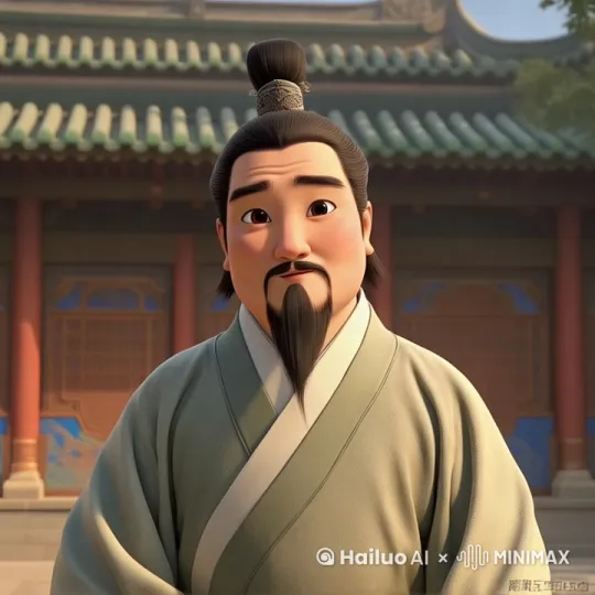 王之涣吟诵《登鹳雀楼》 by Hailuo AI Video Generator