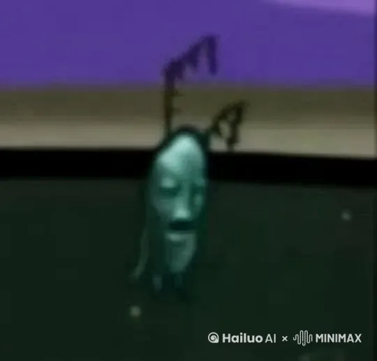 他走着走着突然跳起来。被踹的突然生成了海绵宝宝一角。 by Hailuo AI Video Generator