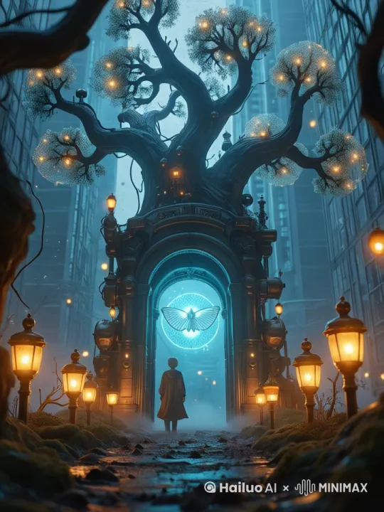 发出光芒，光影变幻，电影级环绕镜头 by Hailuo AI Video Generator