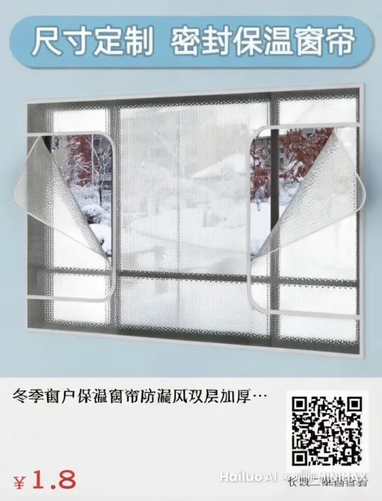在窗户上增加一只正在睡觉的大熊猫，它眼睛半张半闭，嘴巴微张，脖子上还打着一个蝴蝶结 by Hailuo AI Video Generator