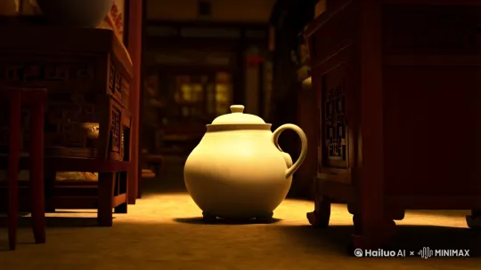 紫砂壶的 “奇妙之旅”
在古董店角落蒙尘千年的紫砂壶，某天打了个激灵，竟变成了人。它，哦不，他挺挺新得的胳膊腿，决定去闯荡江湖。
这紫砂壶人走在街上，看到有人喝茶，那叫一个亲切。他凑过去，大手一挥：“我给大家表演个茶艺！” 众人围坐，他却把茶水倒得四处都是，还美滋滋地说：“这叫天女散花式泡茶。” 众人哭笑不得。
更离谱的是，他去应聘工作，面试官问：“你有啥特长？” 他挺胸抬头：“我装过千年好茶，肚量大！” 面试官一脸懵，以为来了个神经病。
后来，紫砂壶人决定回归 “本行”，在茶馆帮忙。可他总是把茶水洒客人一身，还把茶壶磕磕碰碰。老板无奈，让他去扫地。他拿起扫帚，边扫边说：“我这千年老壶，如今成扫地僧啦！” 逗得大家哈哈大笑。这紫砂壶人，虽状况百出，却也给生活添了份别样笑料。 by Hailuo AI Video Generator