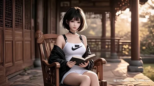 人物站起向前走，面相镜头，镜头跟随后拉 by Hailuo AI Video Generator