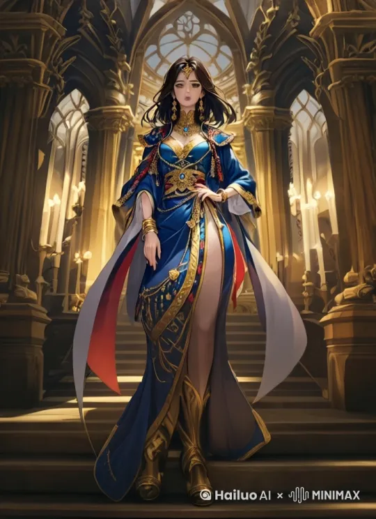 跑动中突然仰面朝天摔倒，起来后可怜的眨眼睛 by Hailuo AI Video Generator