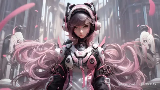 高清 8K 全身视角 一边走一边头发随风摆动 by Hailuo AI Video Generator