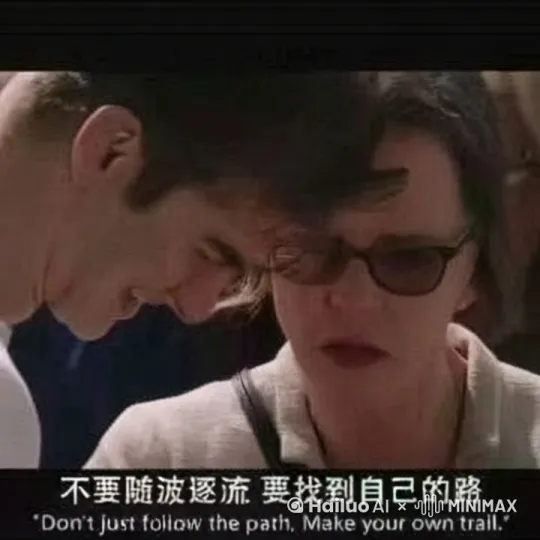 背景里，玩具总动员的巴斯光年走进场景。前景的人物转头朝巴斯光年敬礼，巴斯光年也向人物敬礼。 by Hailuo AI Video Generator