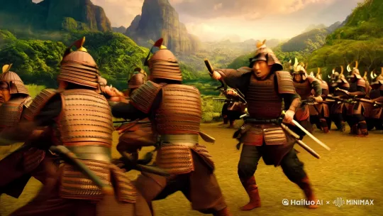汉人在古代南美洲暴打日本人 by Hailuo AI Video Generator