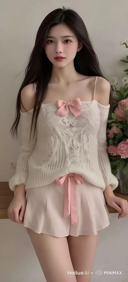 站在原地摇摆，动作幅度很小，表情微笑 by Hailuo AI Video Generator