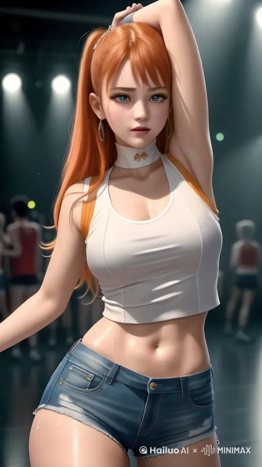 舞蹈老师展示舞蹈 by Hailuo AI Video Generator