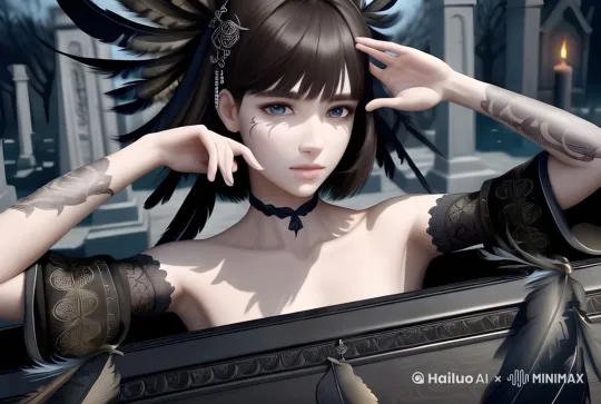 亡灵法师施展魔法 by Hailuo AI Video Generator