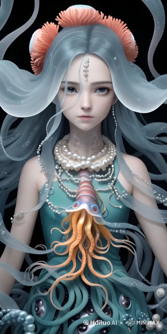 展示权力的海魔女 by Hailuo AI Video Generator