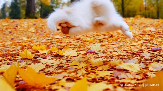 【小橘猫的秋日诗话】🍂
/ 毛茸茸的小太阳跌进落叶堆
踮起肉垫在金黄地毯踩出梅花章
叼着枫糖味的小毛球追光斑
把整个秋天的甜都藏进呼噜声里[右摇] by Hailuo AI Video Generator