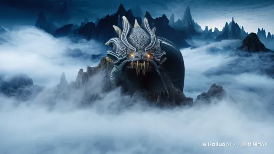 山海经里面的饕鬄 by Hailuo AI Video Generator