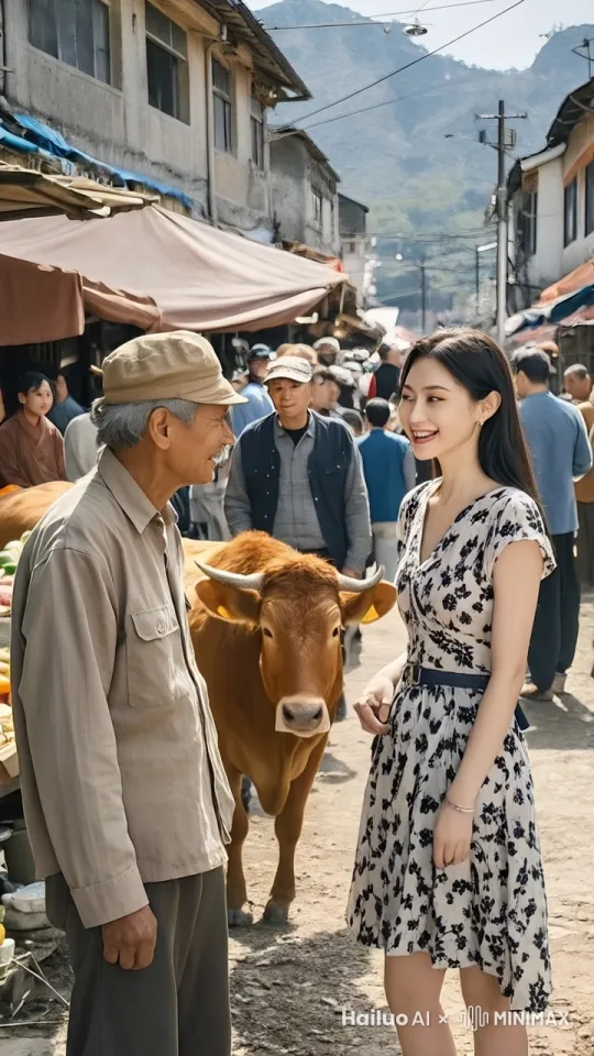 在这仿若史诗传奇的画卷中，镜头如同灵动的眼眸，自由地移动着，动态紧密地跟随。聚焦于那正在进行惊心动魄中国功夫对决的两人。左边之人右脚轻盈地点向地面，刹那间，其身体犹如一阵迅猛的旋风般急速旋转，左腿高高扬起，携着雷霆万钧之势，化作一记凌厉至极的侧踢，直攻向对手头部，那速度快如闪电，令人心惊。而右边之人反应迅疾，一个利落的前滚翻巧妙躲开，起身之际，双腿如幻影般连环踢出，腿影重重交错，令人目眩神迷。两人的招式变幻无穷，身影在这环境之中如鬼魅般快速移动，忽左忽右，捉摸不定。每一次的移步换位都带起地面滚滚灰尘，仿佛将中国功夫的博大精深展现得淋漓尽致。周围的人们被这精彩绝伦的对决所震撼，欢呼雀跃之声此起彼伏，拍手叫好之声不绝于耳，整个场面热闹非凡，激情四溢。 by Hailuo AI Video Generator