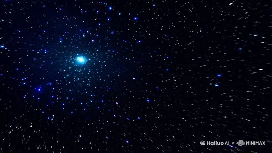 新星空的璀璨，宇宙的浩大[拉远] by Hailuo AI Video Generator
