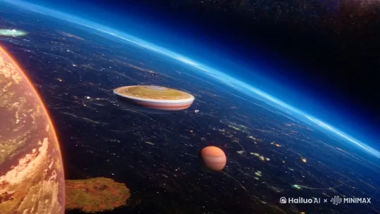 在无垠的宇宙中，有一个名为“星幻灵穹”的独特世界。这里由多个星球组成，每个星球都有着独特的生态与文明发展方向。宇宙的起源是一场神秘的灵力与科技能量的大碰撞，形成了一种奇妙的平衡，灵力与科技力量相互交织，共同塑造了这个世界。每隔数百年，就会出现一次“灵能潮汐”，宇宙中灵力会发生剧烈波动，影响着星球上的科技设备运转，同时也为修仙者带来突破契机。 by Hailuo AI Video Generator