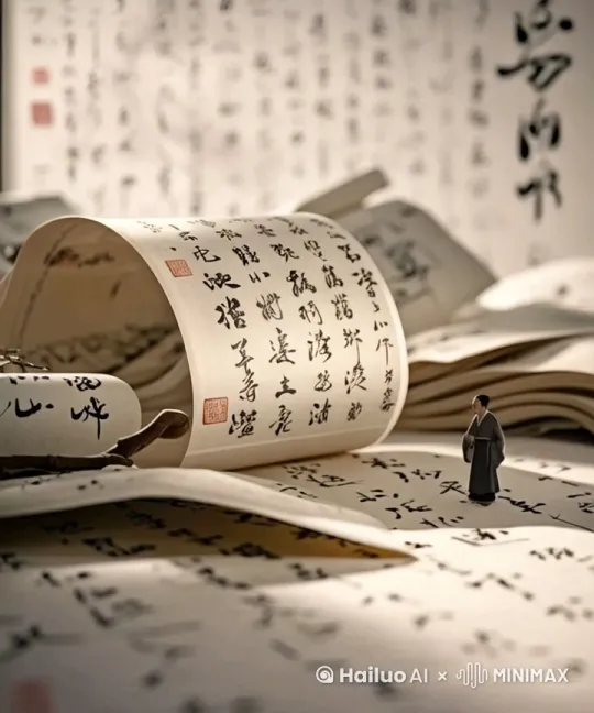 字体在空间动起来，人物在空间行走观看字体 by Hailuo AI Video Generator