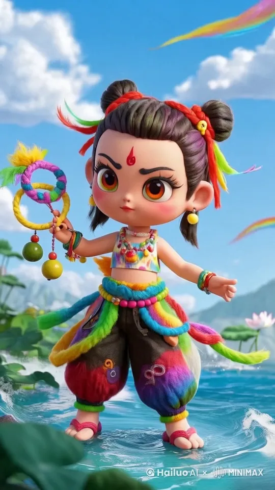 人物有节奏的跳民族舞,舞动手中圆环,陶醉,享受。超高清,不模糊不变形,疯狂跳舞手部、头部、脚部动作,双脚运动伴随水的运动。表情细节,白云飘动。
情绪:陶醉、兴奋、沉浸、释放。不模糊不变形,符合逻辑。8K超高清 by Hailuo AI Video Generator