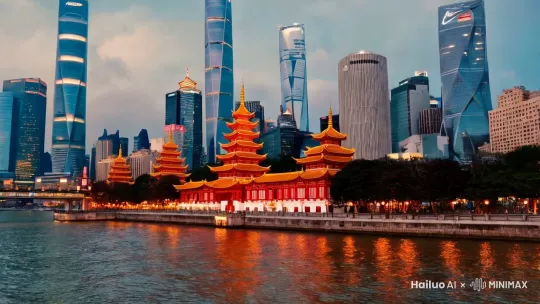 大美上海的风景 by Hailuo AI Video Generator