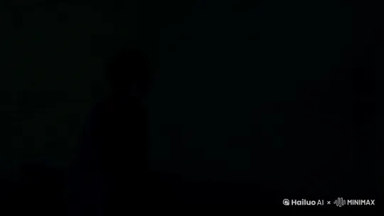 在一条漆黑的小巷子里碰到一个僵尸 by Hailuo AI Video Generator