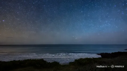 星空海洋 by Hailuo AI Video Generator