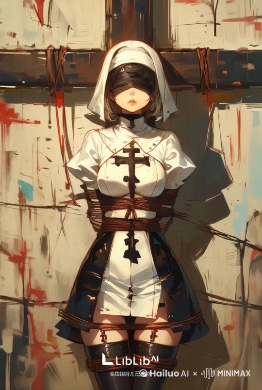 在地狱中漫步的女人 by Hailuo AI Video Generator