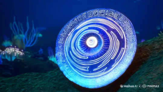 文字需求:
请以"深海智慧守护者"为主题,设计一款具有未来科技感与自然灵性结合的AI核心装置——海螺AI。需呈现以下核心要素:
1. 主体形态:螺旋形外壳保留天然海螺的生物美感,表面呈现半透明渐变 by Hailuo AI Video Generator
