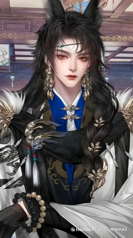 头发小幅度飘动，兽耳轻微晃动，小幅度抬手 by Hailuo AI Video Generator