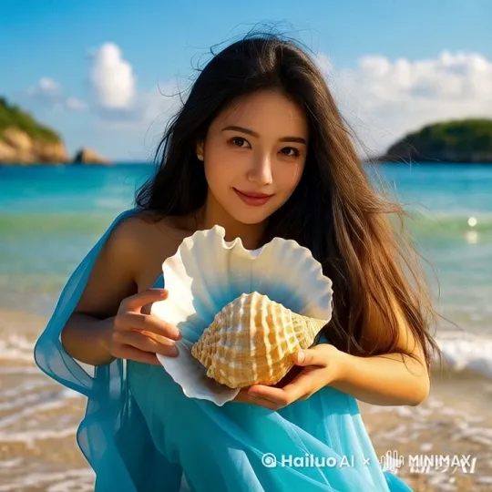 视频时长:3分钟(180秒)
主题:一位美丽的女性与海螺的奇幻互动,展现自然与美的融合,适合海螺AI的文生视频或图生视频功能。
开场(0:00 - 0:30,30秒)
场景描述:
镜头从远处海平面缓缓推进,阳光洒在波光粼粼的海面上,一只大型海螺壳漂浮在水面上,发出微弱的光芒。镜头逐渐聚焦到一位美丽的女性,她从海中缓缓站起,穿着轻薄的蓝色长裙,头发随海风飘动。她的双手轻轻托起海螺,脸上带着迷人的微笑。背景是热带海滩,沙滩上散落着贝壳和海藻。
旁白/字幕(可选):
“她是海洋的使者,海螺的光辉在她手中绽放。”
音效:轻柔的海浪声、微风吹过沙滩的沙沙声,背景音乐为轻快的钢琴曲与海洋音效融合。
发展部分:互动与舞蹈(0:30 - 2:00,90秒)
场景描述:
女性开始围绕海螺进行优雅的舞蹈动作,裙摆随风飘扬,动作轻盈如水。她手中的海螺发出淡淡的光芒,逐渐漂浮到空中,形成一个光环环绕在她周围。镜头切换:特写她的脸庞(微笑、眼神深邃)、海螺的细节(闪闪发光的纹理)、以及远处的海滩画面(海鸥飞过、微浪拍岸)。
背景逐渐加入梦幻元素:海螺周围出现小型发光粒子,像是海洋精灵,围绕她旋转。她的舞蹈融合了芭蕾与现代舞的元素,动作流畅,充满韵律。
视觉特效:海螺的光芒逐渐扩大,形成一个蓝色和金色的光幕,背景中的海水颜色逐渐变深,呈现出神秘的紫色和蓝色渐变。
音效:音乐进入高潮,加入弦乐和电子音效,模拟海洋的韵律,伴随轻微的叮铃声(代表海螺的光辉)。
高潮与结尾:回归自然(2:00 - 3:00,60秒)
场景描述:
女性完成最后一个旋转动作,海螺的光芒达到顶峰,随后缓缓降落回她的手中。她走向海边,将海螺轻轻放入海水中,海螺在水面上漂浮片刻后潜入海底,留下层层涟漪。镜头拉远,女性站在海滩上,裙摆随风轻扬,背景是夕阳下的金色海面。她回眸一笑,镜头逐渐变黑。
旁白/字幕(可选):
“海螺承载着她的美丽,回归海洋的怀抱。”
音效:音乐渐弱,留下海浪声和远处的海鸟鸣叫,营造出宁静的氛围。 by Hailuo AI Video Generator