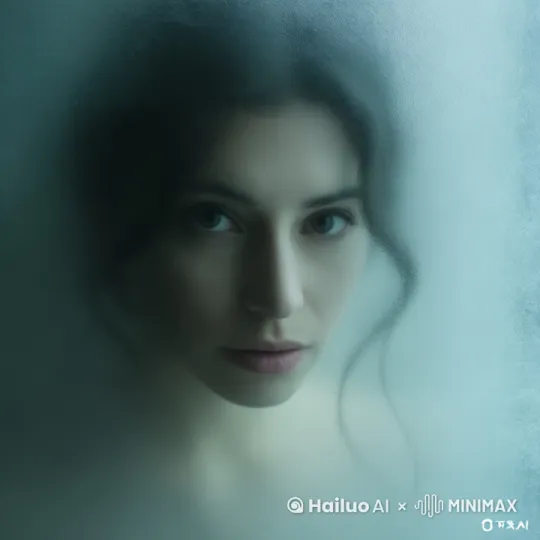 神秘女性从模糊到清晰 by Hailuo AI Video Generator
