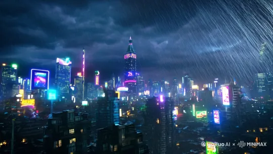 好的,我将按照您的要求创作一个赛博朋克故事。为了让故事更完整,我会先整理一些基本的设定。请您看看以下内容是否符合您的预期。如果您有其他想法,可以随时提出,我会进行调整。
### 世界观设定
- **时间背景**:22世纪中期,全球气候异常导致永夜之城"新江户"终年浸泡在酸雨中
- **科技水平**:人体改造普及率达83%,但底层改造者需要定期支付"器官租金"
- **社会矛盾**:巨型企业"天穹集团"通过植入式广告和神经芯片控制市民意识
- **核心冲突**:非法义体医生与科技寡头的生存对抗
### 故事梗概
- **雨中邂逅**:非法义体医生林雨在雨夜诊所迎来神秘改造人,对方左臂的军用级螳螂刀暗藏杀机
- **致命交易**:改造人要求取出后颈芯片,手术中突然暴起攻击,揭露其真实身份为天穹集团清除者
- **记忆回溯**:林雨在生死搏斗中发现对方竟是自己三年前被销毁的旧情人素体
- **霓虹死斗**:两具伤痕累累的机械躯体在霓虹暴雨中殊死对决,数据与血液在雨幕中交织成网
- **病毒觉醒**:濒死的林雨将意识上传至城市网络,化作赛博空间里永不消散的电子幽灵
---
雨水在霓虹灯下折射出迷幻的紫色,林雨推开诊所的防爆门时,义眼自动扫描到来访者左臂的军用级螳螂刀。
"取出后颈的芯片,现在。"女人的声音像生锈的齿轮摩擦。她湿透的黑色风衣下透出暗红色荧光,那是天穹集团清除者特有的身份标识。
林雨的机械手指微微发颤,手术刀划开女人苍白的后颈。当镊子夹住那枚沾血的银色芯片时,他突然瞥见芯片边缘的刻痕——那本该在三年前就和他一起葬身火海的编号CX-0917。
"你..."喉间的质问被螳螂刀破空声斩断。林雨踉跄后退,人造皮肤下的冷却管爆出湛蓝液体。女人瞳孔里的数据流疯狂闪烁,仿佛有两套意识在争夺这具身体的控制权。
"他们用我的备份素体...咳咳..."林雨撞碎落地窗,暴雨瞬间吞没他的声音。三十七层高楼的狂风卷起女人破损的风衣,露出脊椎处密密麻麻的缝合线——那正是他独创的神经驳接手法。
两具机械躯体在玻璃幕墙外坠落。林雨的义眼在数据洪流中捕捉到记忆碎片:三年前的地下诊所,白大褂染血的少女笑着将芯片推进自己后颈,"这样他们就找不到你了..."
螳螂刀穿透胸腔的瞬间,林雨扯断了女人的脊椎数据线。霓虹广告牌在他们头顶炸裂,纷飞的电子碎片里,他看见对方的嘴唇在说"快逃"。
当警用无人机群包围大楼时,林雨的意识正顺着雨水渗入城市电网。他的电子幽灵徘徊在每块广告屏上,看着清除者们将"自己"的残躯装进冷冻舱。酸雨冲刷着手术台上的芯片,那上面新增的刻痕正在闪光:
**"记忆病毒已激活"**
---
**接下来故事可能会沿着这些方向发展**:
- 脑机接口黑市:林雨残存意识寄宿的广告屏出现异常数据波动,暗示其正在组建反抗网络
- 时间胶囊设定:清除者脖颈芯片里封存着林雨三年前被篡改的记忆副本
- 气候武器伏笔:永夜之城的酸雨带有特殊电离属性,为意识上传提供天然载体
希望这个故事能满足您对赛博朋克雨夜的想象。如果需要更多细节调整或扩展某个段落,请随时告诉我。 by Hailuo AI Video Generator